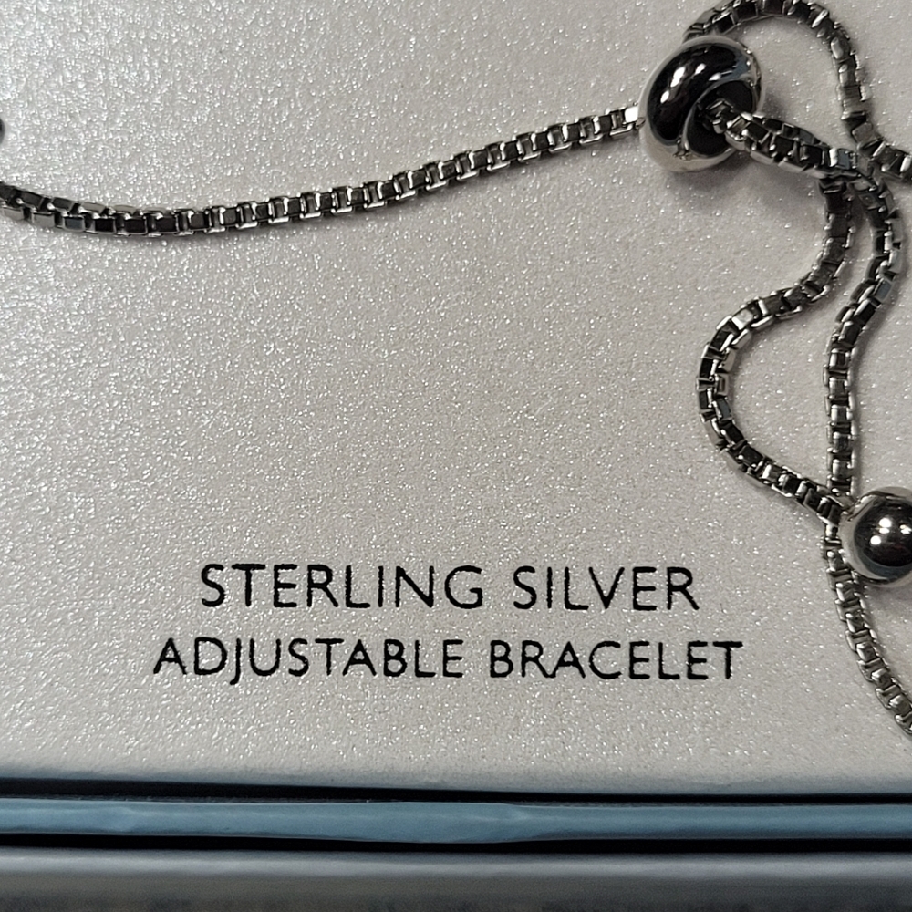 Silver Butterfly Adjustable Bracelet - image 3